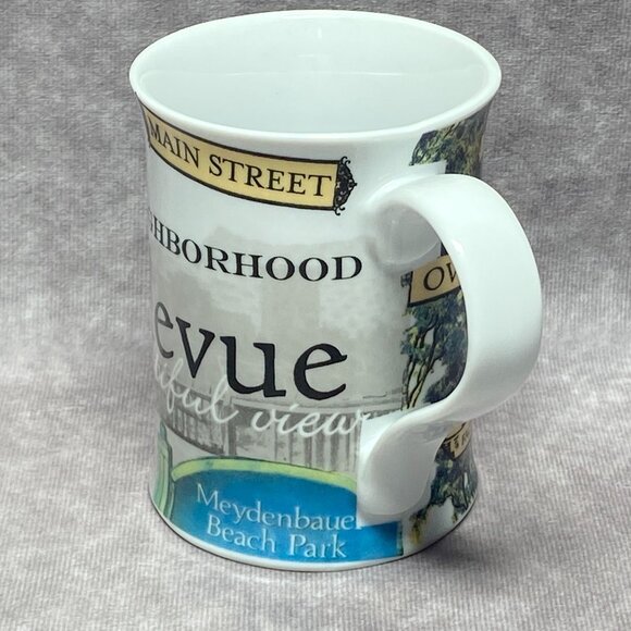 My Neighborhood Coffee Mug Bellevue, Wa Seattle Series by Rosanna Tea Cup  (A) - Picture 7 of 11